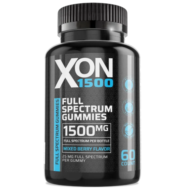 XON 1500 Full Spectrum Gummies Bottle - Case of 24